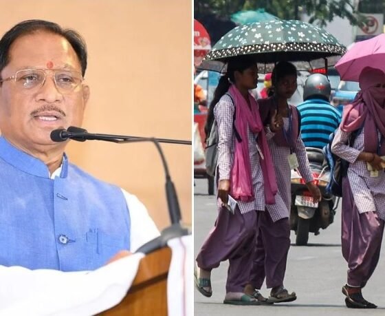 Chhattisgarh school holiday, summer vacation 2026 India, CM Vishnu Deo Sai decision, heatwave school closure, education news India