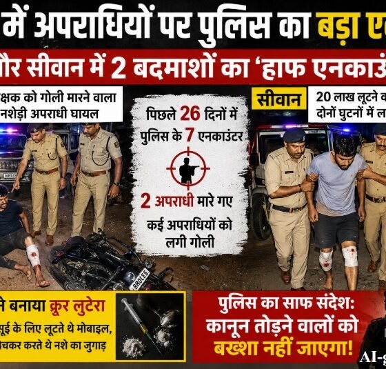 Bihar Encounter, Patna Encounter, Siwan Encounter, Bihar Police Action, Half Encounter, Patna Crime News, Siwan Loot Case, Bihar Crime, Police Encounter News, Bihar Breaking News