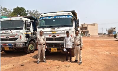 Chhattisgarh illegal mining, Raipur mining raid, sand transport case, mining department action, illegal transport Chhattisgarh, Vishnu Deo Sai, mining news CG, हाईवा जब्त, रेत परिवहन, खनिज विभाग