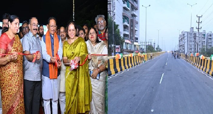 Vishnu Deo Sai, Kachna Railway Overbridge, Raipur overbridge, CM Sai Raipur, Arun Sao, Raipur traffic jam, Chhattisgarh infrastructure, Khamhardih road widening, Raipur development news, Chhattisgarh news, कचना रेलवे ओवरब्रिज, रायपुर ट्रैफिक, मुख्यमंत्री विष्णुदेव साय