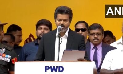 Vijay Tamil Nadu CM, TVK government, Tamil Nadu new chief minister, Vijay oath ceremony, Rahul Gandhi Tamil Nadu, TVK ministers, Tamil Nadu politics, Vijay party TVK, non Dravidian CM Tamil Nadu, khabritaau.com
