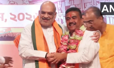 Suvendu Adhikari CM, West Bengal new CM, Amit Shah announcement, Mamata Banerjee defeated, Bengal election result, BJP Bengal victory, Suvendu oath ceremony, Brigade Parade Ground, West Bengal politics, khabritaau.com