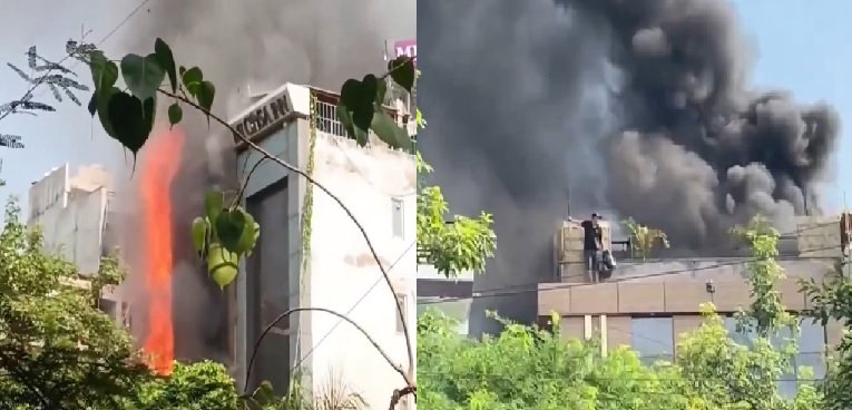 Delhi hotel fire, Malviya Nagar hotel fire, Flourish Stay hotel, Delhi fire accident, Delhi breaking news, hotel fire Delhi, foreign nationals death, Delhi latest news, fire tragedy Delhi, hotel accident