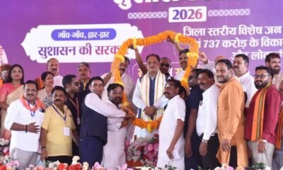 Vishnu Deo Sai Durg visit, Durg development projects, Sushasan Tihar Chhattisgarh, Durg infrastructure news, Chhattisgarh CM announcement, Durg IT Park, PM Awas Chhattisgarh, Mahatari Vandan Yojana, Durg latest news, दुर्ग विकास कार्य