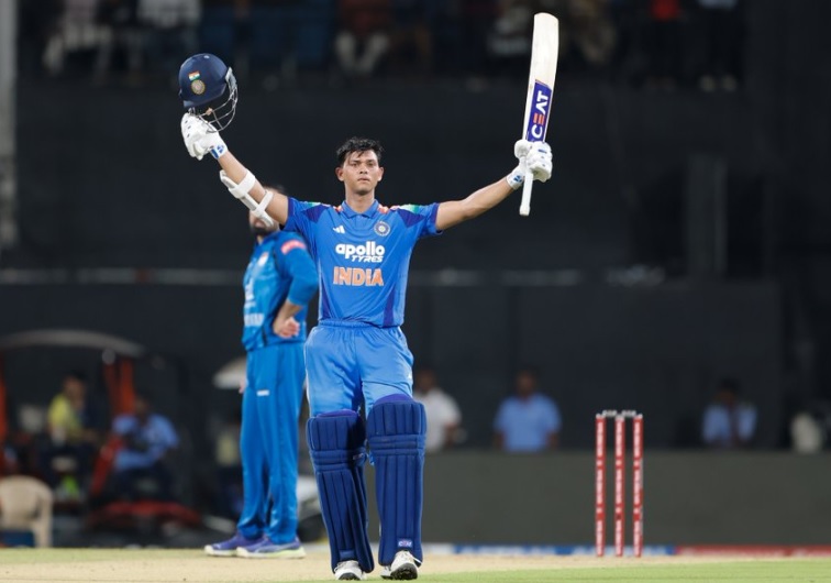 India vs Afghanistan, IND vs AFG, Yashasvi Jaiswal Century, Prasidh Krishna 5 Wickets, Rohit Sharma, Shubman Gill Captaincy, India Clean Sweep, Cricket News, ODI Series, Team India