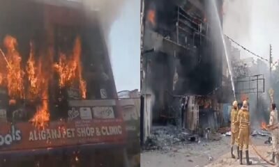 Lucknow Fire News, Aliganj Fire, Coaching Center Fire, Lucknow Building Fire, Brajesh Pathak, UP Fire Accident, Breaking News