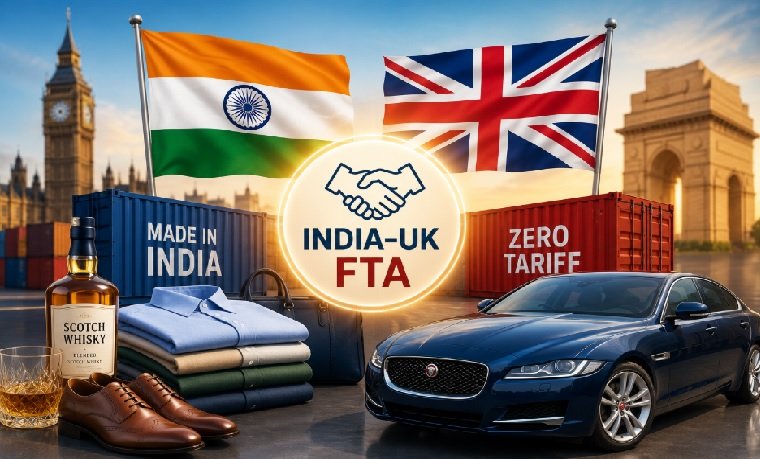 India UK FTA, India UK Free Trade Agreement, भारत UK व्यापार समझौता, UK Cars, Scotch Whisky, Jaguar Land Rover, Rolls Royce, Textile Export, Pharma Export, Engineering Export, Free Trade Agreement India, Business News, Economy News