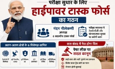 नंदन नीलेकणी, परीक्षा सुधार, हाईपावर टास्क फोर्स, पेपर लीक बिल 2026, NTA Reform, नरेंद्र मोदी, जितेंद्र सिंह, Exam Reform, Public Examination Bill, National News