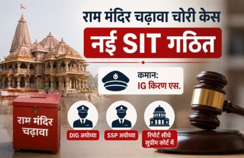 राम मंदिर चढ़ावा चोरी, Ayodhya Ram Mandir, SIT, किरण एस, सुप्रीम कोर्ट, योगी सरकार, IG Lucknow Range, UP News, Ram Mandir Donation Theft, Breaking News