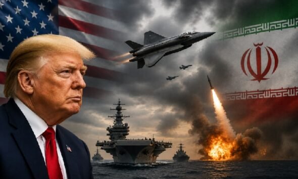 अमेरिका ईरान तनाव, डोनाल्ड ट्रम्प, ईरान हमला, अब्बास अराघची, US Iran War, IRGC, ब्रिटेन सेना, हूती विद्रोही, रेड सी हमला, भारतीय उड़ानें, रक्षा बजट, World News