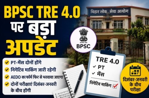 BPSC, BPSC TRE 4.0, Bihar Teacher Recruitment, TRE 4 Exam, AEDO Exam, BPSC News, Bihar News, Teacher Vacancy, BPSC Exam