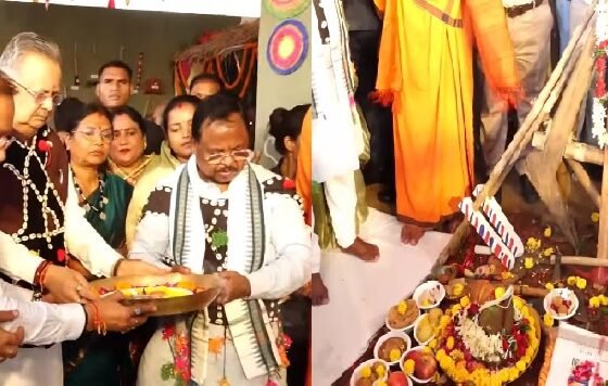हरेली तिहार, हरेली 2026, विष्णु देव साय, मुख्यमंत्री विष्णु देव साय, पिंक ऑटो, नवा रायपुर, मुख्यमंत्री निवास, डॉ रमन सिंह, छत्तीसगढ़ लोक संस्कृति, कृषि औजार पूजा, गौमाता पूजा, ड्रोन दीदी, चंद्रकली वर्मा, हार्वेस्टर सब्सिडी, 16 लाख रुपए चेक, पारिजात पौधरोपण, गेड़ी, बिल्लस, छत्तीसगढ़ी खेल, Chhattisgarh News, Hareli Tihar 2026, CM Vishnu Deo Sai