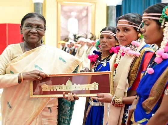 President Droupadi Murmu, Bastar Pandum, Narayanpur, Bastar Culture, Tribal Culture, Manjhi Chalki, Chhattisgarh News, Vishnu Deo Sai, Tribal Heritage, Bastar Tradition, Hindi News