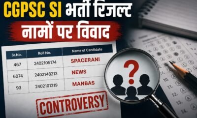 CGPSC, CGPSC SI Result, CGPSC SI Recruitment, NEWS Candidate, SPACERANI, MANBAS, CGPSC Result 2026, Chhattisgarh PSC, Sub Inspector Recruitment, Bhupesh Baghel, Vishnu Deo Sai, CG News, SI Exam Result