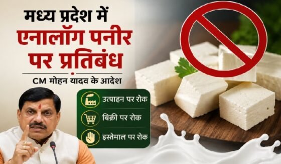 मध्य प्रदेश एनालॉग पनीर बैन, एनालॉग पनीर प्रतिबंध, मोहन यादव, मुख्यमंत्री मोहन यादव, MP News, Analog Paneer Ban, Madhya Pradesh News, असली पनीर, नकली पनीर, खाद्य एवं नागरिक आपूर्ति विभाग, पनीर पर प्रतिबंध, दूध से बना पनीर, महाराष्ट्र, गुजरात, छत्तीसगढ़