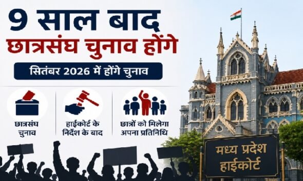 MP Student Union Election, Madhya Pradesh Student Election, High Court, Adnan Ansari, Student Union Polls, Higher Education MP, September Election, College Election, MP News, Hindi News
