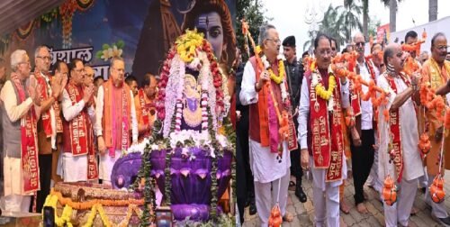 Vishnu Deo Sai Kanwar Yatra, CM Sai Rudrabhishek, Raipur Kanwar Yatra 2026, Hatkeshwar Nath Mahadev, Sawan Kanwar Yatra Chhattisgarh, Chhattisgarh religious event, Mahadev Ghat Kanwar Yatra