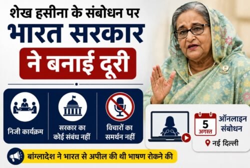 Sheikh Hasina, India Bangladesh Relations, MEA India, Randhir Jaiswal, FCCSA, Bangladesh Politics, Sheikh Hasina Speech, Tarique Rahman, BRICS Summit, Bangladesh News, India News, Hindi News