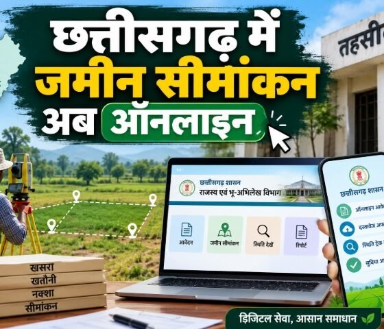 जमीन सीमांकन ऑनलाइन, Chhattisgarh Land Demarcation, छत्तीसगढ़ सीमांकन, जमीन की नाप जोख, तहसील के चक्कर खत्म, सेवा सेतु, CSC चॉइस सेंटर, डिजिटल छत्तीसगढ़, राजस्व विभाग छत्तीसगढ़