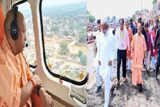 चित्रकूट बाढ़, CM Yogi Chitrakoot, योगी आदित्यनाथ, मंदाकिनी बाढ़, यूपी बाढ़, चित्रकूट फ्लड