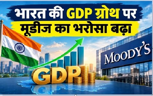 भारत GDP ग्रोथ 7%, Moody's India GDP forecast, Moody's India 7 percent growth, India GDP growth 2026-27, भारत अर्थव्यवस्था, G20 fastest growing economy