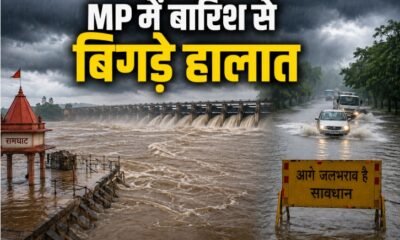 MP Weather, मध्य प्रदेश मौसम, MP Rain Alert, मध्य प्रदेश बारिश, चित्रकूट मंदाकिनी, बरगी बांध, Bargi Dam Gates, MP Flood Alert, मध्य प्रदेश बाढ़, IMD Weather Alert