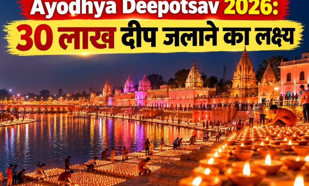 Ayodhya Deepotsav 2026: 30 लाख दीप जलाने का लक्ष्य