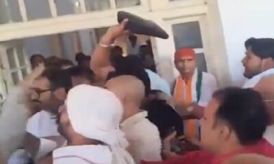 यूपी कांग्रेस कार्यालय हंगामा, अजय राय धरना, इमरान मसूद पदभार, आराधना मिश्रा, प्रमोद तिवारी, राहुल गांधी, कांग्रेस कार्यकर्ताओं में झड़प, लखनऊ कांग्रेस समाचार