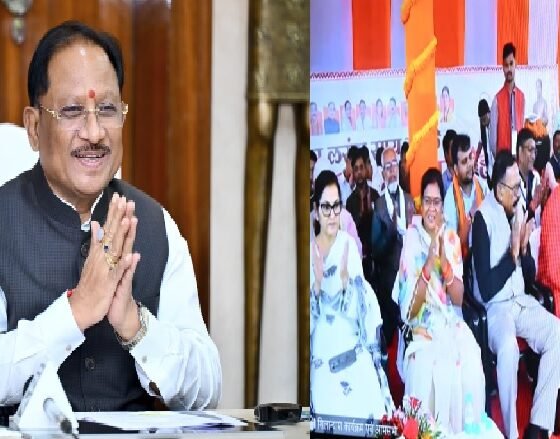 मुख्यमंत्री विष्णु देव साय द्वारा सूरजपुर जिले में 232 करोड़ रुपये से अधिक के विकास कार्यों का वर्चुअल लोकार्पण और भूमिपूजन।