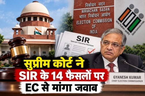 ज्ञानेश कुमार, CEC ज्ञानेश कुमार, सुप्रीम कोर्ट, SIR विवाद, चुनाव आयोग, SIR के 14 फैसले, Supreme Court CEC, Election Commission SIR