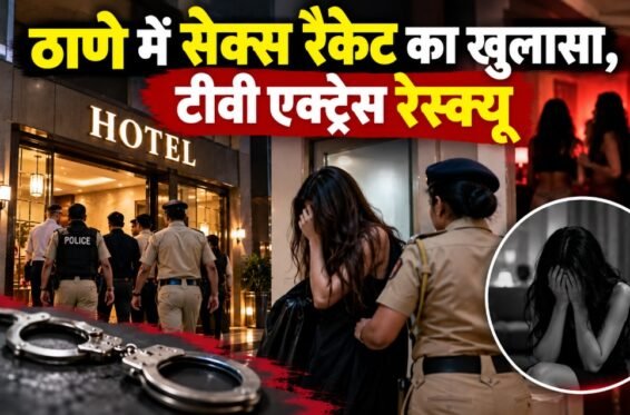 ठाणे सेक्स रैकेट, टीवी एक्ट्रेस रेस्क्यू, मानव तस्करी, ठाणे पुलिस रेड, देह व्यापार मामला, महाराष्ट्र पुलिस Tags: ठाणे, महाराष्ट्र पुलिस, सेक्स रैकेट, मानव तस्करी, टीवी एक्ट्रेस, देह व्यापार, क्राइम न्यूज