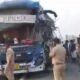 गोरखपुर लिंक एक्सप्रेसवे हादसा, अंबेडकरनगर सड़क हादसा, वॉल्वो बस ट्रेलर टक्कर, बस हादसा, Ambedkar Nagar Bus Accident, Gorakhpur Link Expressway Accident, Delhi Darbhanga Bus