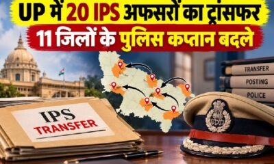 UP IPS Transfer 2026, यूपी IPS ट्रांसफर, रवीना त्यागी, यशवीर सिंह, ओमवीर सिंह, बाराबंकी SP, जौनपुर SP, UP Police Transfer