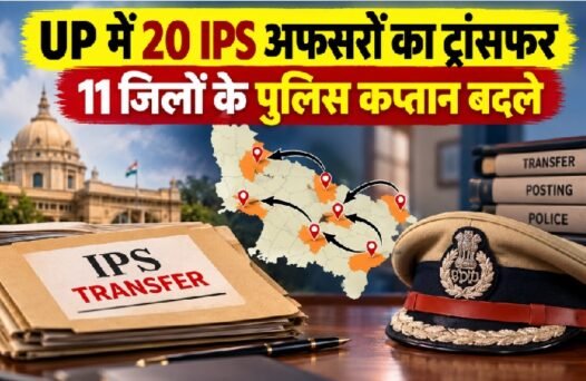 UP IPS Transfer 2026, यूपी IPS ट्रांसफर, रवीना त्यागी, यशवीर सिंह, ओमवीर सिंह, बाराबंकी SP, जौनपुर SP, UP Police Transfer