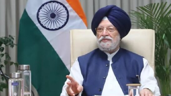 भाजपा द्वारा मध्य प्रदेश राज्यसभा उपचुनाव के लिए उम्मीदवार घोषित किए गए केंद्रीय मंत्री हरदीप सिंह पुरी।